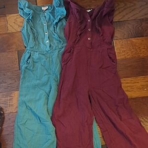 Cat & Jack Kids One Pieces in Teal and Burgundy